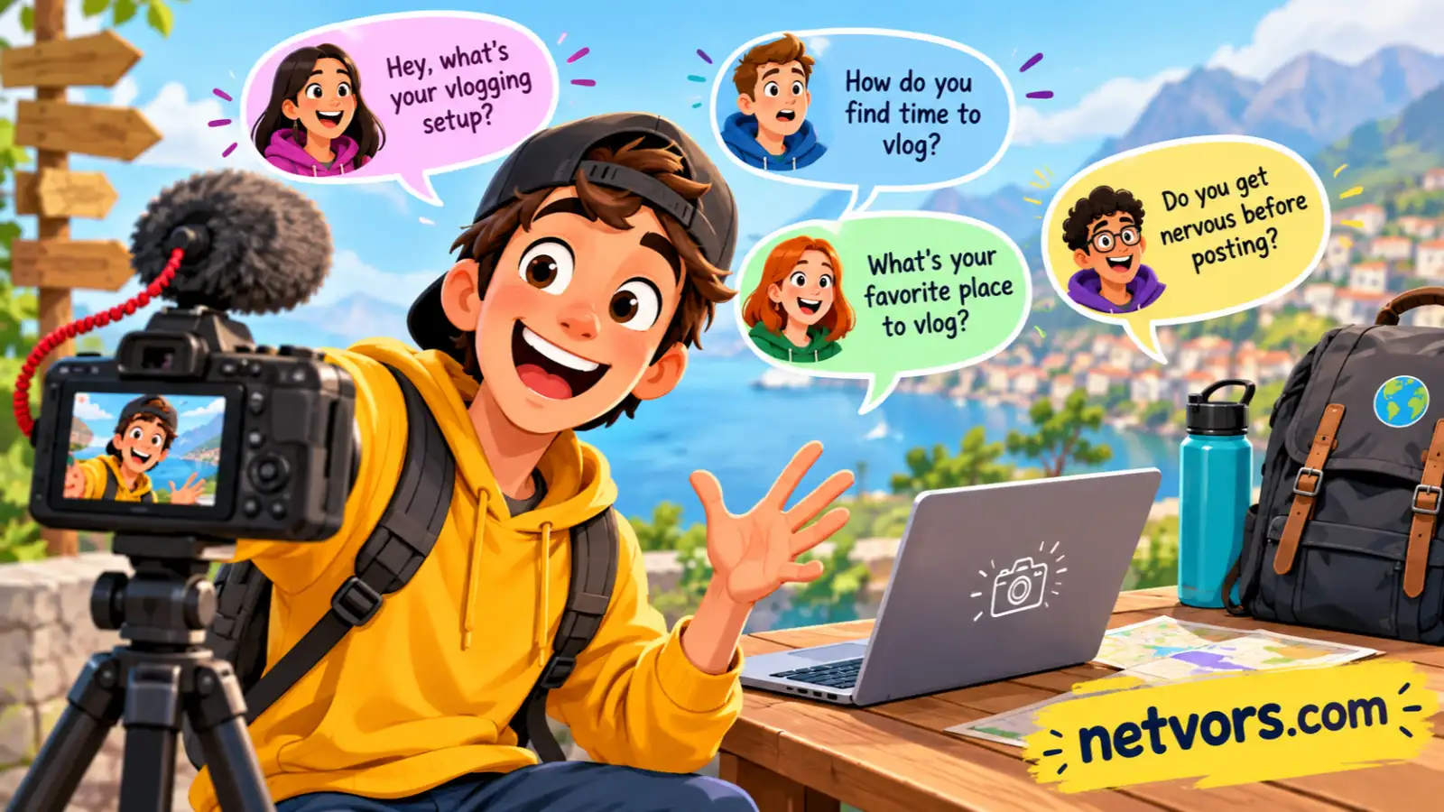 Real Conversation Examples Using Vlogger