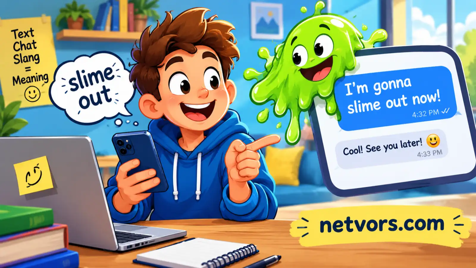How to Use Slime Out Meaning Correctly in Texts & Chat