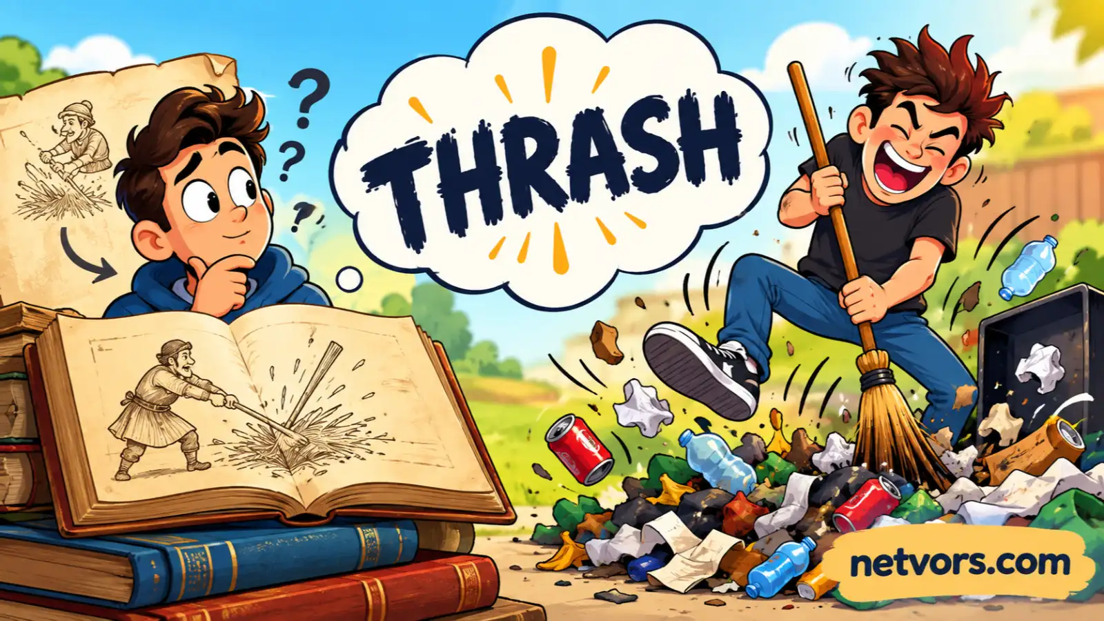 Origin of the Word Thrash