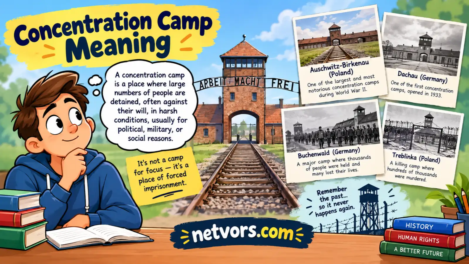 Real Historical Examples Using concentration camp meaning