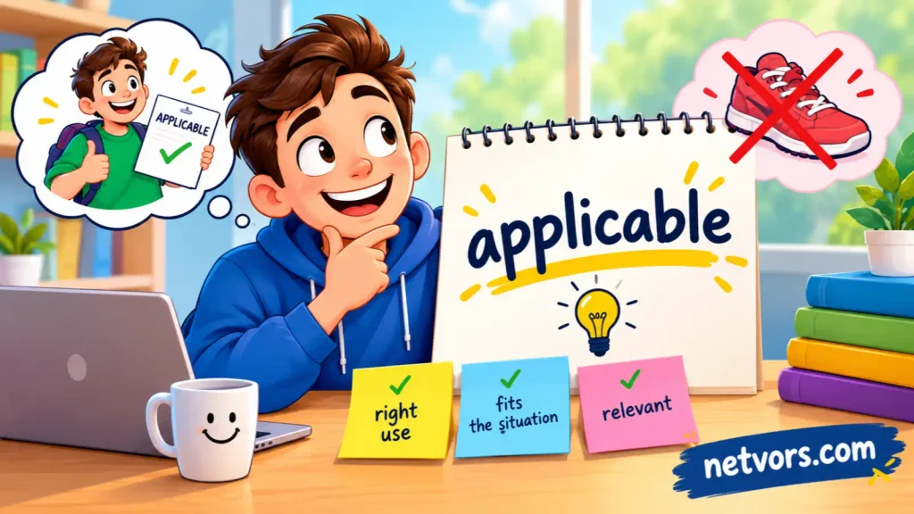 What Does Applicable Mean